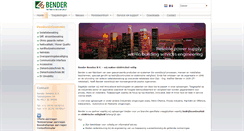 Desktop Screenshot of benderbenelux.com